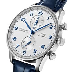 The harmoniously designed chronograph with its peripheral precision scale and recessed totalizers has been the most coveted member of the Portugieser family since 1998. Timeless Chronograph Watch In White Gold With Tachymeter, Timeless White Gold Chronograph Watch With Tachymeter, Timeless White Gold Watch With Tachymeter, Elegant Chronograph Watch With Tachymeter For Formal Occasions, Elegant Formal Watch Accessories With Tachymeter, Timeless Chronograph Watch With Tachymeter, Timeless Watches With Subdials, Classic White Gold Watch Accessories With Tachymeter, Elegant White Gold Chronograph Watch With Tachymeter