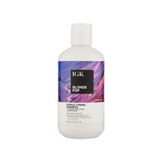 A purple toning, blonde-enhancing shampoo that instantly neutralizes brass. Moisture-rich formula boosts vibrancy, softness and shine.Instantly neutralize brass, soften strands, moisturize, and add shine with this blonde-enhancing shampoo. Treat blonde and highlighted hair to the ultimate balance between color-toning pigments and essential moisture for 7x reduced brassiness* and a brighter, more vibrant look. Boosted with violet pigment, purple rice, and moisture-rich squalane to restore essential moisture, brilliance, and shine. Purple Rice, Blow Dryer Diffuser, Root Concealer, Hair Appliances, Hot Rollers Hair, Highlighted Hair, Eye Skin Care, Hair Shears, Travel Hairstyles