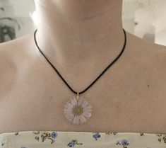 A necklace made from pressed flowers and resin for a one-of-a-kind piece! Since no two flowers are identical, these necklaces are unique yet practical for everyday wear. They are fully adjustable, with 5 pendant options to choose from. Check out my other jewelry! https://www.etsy.com/listing/1752798844/copper-and-resin-necklaces https://www.etsy.com/listing/1767074593/copper-and-resin-earrings Flower Pendant Necklace With Adjustable Cord, Adjustable Chain Flower Necklace, Flower-shaped Jewelry With Adjustable Cord For Gifts, Flower Pendant Necklace With Pressed Flowers, Flower Shaped Jewelry With Adjustable Cord As A Gift, Necklaces With Adjustable Cord And Flower Pendant, Adjustable Flower Pendant Necklaces With Cord, Adjustable Flower Pendant Necklaces With Adjustable Cord, Adjustable Flower Pendant Necklace With Birth Flower