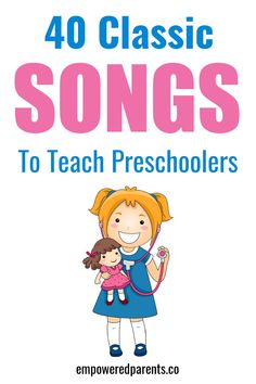 Do you need some great songs for preschoolers circle time or to teach your own kids? These are the top 40 classic preschool songs with lyrics and actions, including all-time best nursery rhymes for preschool. Fun songs for kids; Children's Songs; preschool action songs; preschool music activities; preschool songs; kids songs; kindergarten songs; children songs preschool; children songs lyrics nursery rhymes. Nursery Songs For Toddlers, Fun Songs For Preschoolers, Fun Songs For Kindergarten, Preschool Chants And Songs, Kids Songs Lyrics, Songs For Children, Preschool Fingerplay Songs, Kids Song, Simple Songs