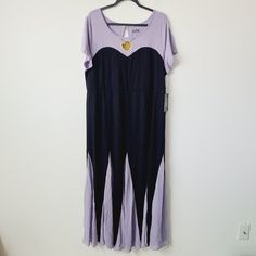 Torrid Disney Villains Ursula Short Sleeve Maxi Dress Plus Size 2x Purple Condition: New With Tags. -Halloween -Halloween Costume -The Little Mermaid Torrid Disney, Ursula Costume, Maxi Dress Plus Size, Short Sleeve Maxi Dress, Short Sleeve Maxi Dresses, Sleeve Maxi Dress, Torrid Dresses, Plus Size Maxi Dresses, Halloween Halloween