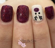 Christmas Nail Art Ideas, Christmas Nail Art Easy, Nails Easy, Christmas Nail Art Designs, Cute Gel Nails, Xmas Nails, Dipped Nails