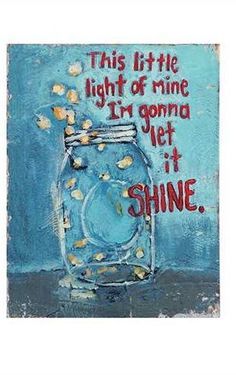 this little light of mine i'm going to let it shine framed art print