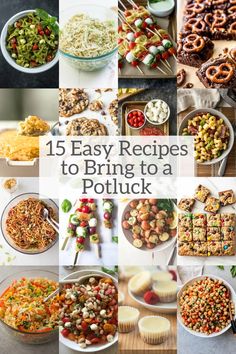 15 easy recipes to bring a potluck into the kitchen or on the table