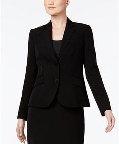 Anne Klein Executive Collection 3-Pc. Pants and Skirt Suit Set, Created for Macy's & Reviews - Wear to Work - Women - Macy's Fitted Professional Career Suits, Professional Fitted Suit For Career, Tailored Professional Skirt Suit For Business Casual, Professional Tailored Skirt Suit For Business Casual, Classic Formal Skirt Suit With Notch Lapel, Tailored Classic Career Skirt Suit, Tailored Skirt Suit For Career, Classic Tailored Skirt Suit For Semi-formal Occasions, Tailored Professional Skirt Suit For Career