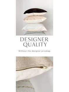 the designer quality guide for pillows