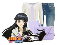 an anime character outfit with high heels and handbag