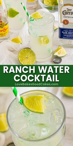 Ranch Water Cocktail Ranch Water Mocktail, Pineapple Ranch Water, Tequila And Sparkling Water, Water Mixes, Best Cocktail Recipes, How To Make Drinks, Boozy Drinks