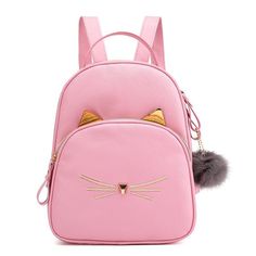 Material: PU Leather Features: Wear-Resistant Pattern: Solid Color Style: Fresh and Sweet Fashion Element: Contrast Color Color: Light Gray, Black, Orange, Pink Occasion: Leisure Travel Style2: Women's backpack Fur Backpack, Fashion Japanese, Orange Backpacks, Sweet Fashion, Simple Backpack, Women's Backpack, Cat Backpack, Women's Backpacks, Women Bags Fashion