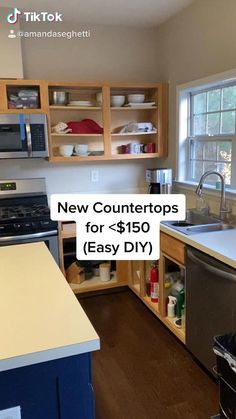 new countertops for $ 150 easy diy