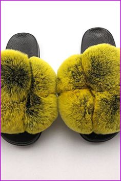 *Material: PVC sole, high quality sole, confortable. *Notice: When you order, take you true size. PVC sole two size smaller than your usual wear slides. It means if you order size US 7(EU 38), I will send US 9( EU 40) to you. Fluffy Rabbit, Fur Sliders, Fur Keychain, Fur Sandals, Rainbow Shoes, Slides For Women, Fur Accessories, Fur Shoes, Comfortable Slippers