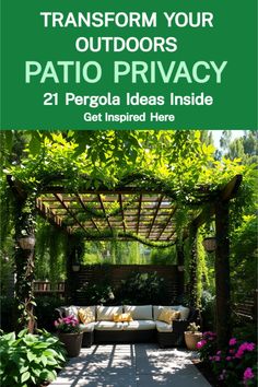 Pergola Outside Pergola, Front Porch Pergola, Pergola Ideas For Patio, Pool Pergola, Corner Pergola, Garage Pergola, Lattice Screen, Rustic Pergola