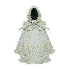 Introducing our new raincoat crafted with water repellent fabric, featuring a luxurious viscose lining for maximum comfort. This raincoat has ruffles and heart-shaped pockets, adorned with delicate cotton lace details. The coat features a detachable hood that can be tied around your neck, and it is crafted from the same fabric as the coat itself.   Buttons are premium quality, they will not change their colour overtime.  All sizes are available and we recommend sticking to your usual size as we designed it oversized.   Shell:  100% polyester  Lining: 100% viscose  Frilled sleeves and collar  Heart pockets  Made in Europe  Instagram: @dreamersrebels Dreamy Coquette, Oversized Raincoat, Organza Sleeves, Heart Pocket, Frill Sleeves, Water Repellent Fabric, Detachable Hood, Waterproof Fabric, Cotton Lace