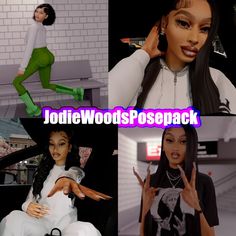 Jodie Woods poses Sims 4 Cc Baddie Poses, Sims 4 Cc High Life, Blender Poses Sims 4, Sims 4 Waist Beads, Sims 4 Baddie Poses, Sims 4 Tiktok Mod, Sims 4 Black Poses, Sims 4 Instagram, Urban Poses Sims 4