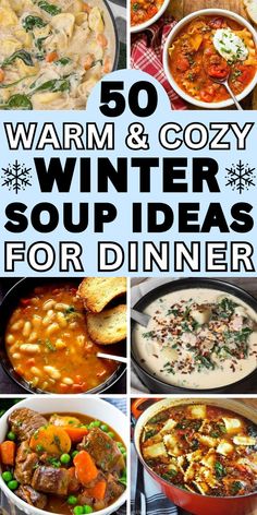 chicken soup recipes easy Winter Soup Ideas, Winter Soup Recipes Healthy, Hearty Winter Soups, Easy Winter Soup Recipes, Winter Soups And Stews, Winter Dinner Ideas, Easy Winter Soups, Winter Soup Recipes, Soup Ideas