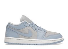 Jordan 1 Low Football Grey Aluminum (Women's) Authentic Jordans, Jordan Sneakers, Sneakers Adidas, Air Jordan 1 Low, Jordan 1 Low, University Blue, Shoes Uk, Air Max 1, School Shoes