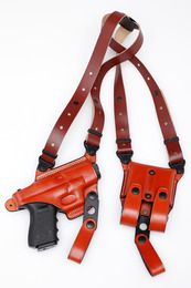 Premium VERTICAL Leather Shoulder Holster Set - www.Holsterama.com Jungle Boots, Medical Bag, Utility Pouch, Magazine Pouches