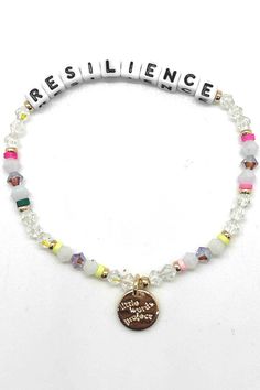 Resilience Crystal Word Bracelets by Little Words Project Meaningful Hypoallergenic Friendship Bracelets, Personalized Meaningful Friendship Bracelets, Inspirational Hypoallergenic Friendship Bracelets, Inspirational Hypoallergenic Stretch Bracelet For Everyday, Inspirational Hypoallergenic Bracelet For Friendship, Inspirational Hypoallergenic Friendship Bracelet, Inspirational Hypoallergenic Bracelets For Everyday, Hypoallergenic Meaningful Bracelets For Friendship, Hypoallergenic Bracelets For Friendship