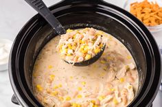 These 7 Slow Cooker Soups Are So Easy, It’s Almost Cheating Chicken Breast Chili, Creamy White Chicken Chili Recipe, Chili Slow Cooker, Slow Cooker White Chicken Chili, Fall Crockpot, Simple Crockpot, White Chicken Chili Slow Cooker, Completely Delicious, Fall Crockpot Recipes