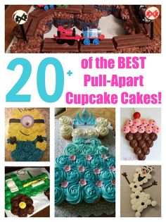 the best pull apart cupcake cakes for birthdays and other special occasiones to celebrate