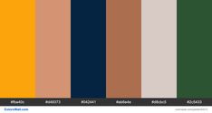 the color scheme for an orange, yellow and blue palette