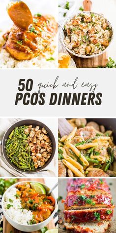 50 PCOS Recipes | Easy Dinners, #glutenfreerecipes, #glutenfreerecipesdinner #glutenfreerecipesdessert  #glutenfreerecipescake #glutenfreerecipescookie #glutenfreerecipesbreakfast #glutenfreerecipeslunch Low Fat Diets, Diet Help, Best Diets, Keto Dessert, Healthy Diet, Gluten Free Recipes, Easy Dinner Recipes, Healthy Dinner, Easy Dinner