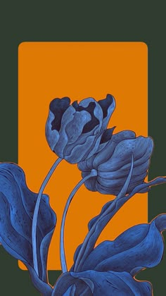 Mobile background green orange and blue Illustration Kunst, Retro Kunst, Arte Inspo, Arte Floral, Room Decorations, Art And Illustration, Retro Art, 그림 그리기, Art Paint