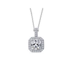 Check out the deal on Lafonn Classic Platinum-Plated Simulated Diamond Necklace (1.52 CTTW) at Precious Accents, Ltd. Halo Necklace, Simulated Diamond Rings, Halo Pendant, Diamond Pendant Necklace, The Deal, Princess Cut Diamonds, Halo Diamond, Diamond Pendant, Web Site