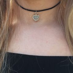 FREE SHIPPING WHEN YOU SPEND $15 - USE CODE FREESHIP2021 Necklace Details: Silver Lace Heart Choker Necklace 90s Choker Silver Heart Necklace on Black Cord Choker necklace with delicate lace design silver heart charm on black soft satin cord which is very gentle on your skin, very easy to wear. Lovely detailed heart charm. The Choker is available in a number of lengths and is fastened with a Lobster clasp. SHIPPING Policy (Please read☺) I ship worldwide using Standard International Post. Your pa Trendy Heart Pendant Choker As Gift, Trendy Heart Pendant Choker For Gift, Trendy Adjustable Choker For Valentine's Day, Adjustable Heart Pendant Choker For Parties, Trendy Adjustable Heart Necklace For Party, Adjustable Trendy Heart Necklace For Party, Adjustable Heart Charm Choker For Party, Valentine's Day Heart Choker Necklace, Trendy Heart Charm Choker As Gift