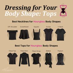 An hourglass shape is naturally balanced. Keep your proportions even and make sure your waist stays defined to maintain this harmony. Clothes For An Hourglass Shape, Short Torso Hourglass Outfits, Dressing For Hourglass Body Type, Hour Glass Body Shape Outfit Ideas, Hourglass Casual Outfits, Tops For Hourglass Shape, How To Style Hourglass Shape, How To Dress For Hourglass Shape, Top Hourglass Body Shape Outfits