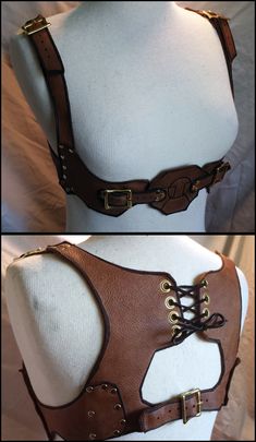 Steampunk Harness, Moda Steampunk, Mode Steampunk, Leather Armor, Steampunk Accessories, Victorian Steampunk, Steampunk Costume