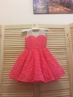 Im glad to see you in my shop! This beautiful dress will be made special for your little girl! Fabrics satin, viscose, lace Colors and sizes The dress can be made in any color and size. Message me and Ill happily send you a color chart. Offer more than 50 different colors to choose Tulle Pageant Dress With Sweetheart Neckline, Spring Sleeveless Pageant Dress, Sleeveless Spring Pageant Dress, Pink Pageant Dress With Fitted Bodice, Fitted Tulle Evening Dress For Pageant, Fitted Sleeveless Tulle Pageant Dress, Fitted Lace Dress For Prom Season Party, Sleeveless Dresses For Prom Season Pageants, Sleeveless Dresses For Prom Season Pageant