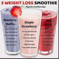 Simple Smoothies, Breakfast Shake, Fat Loss Smoothies, Fruit Smoothie Recipes Healthy, Smoothie Recipes Healthy Breakfast, Smoothie Drink Recipes, Healthy Drinks Smoothies, Smoothie Diet Plans, Diet Drinks