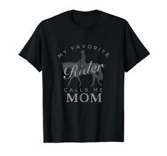 PRICES MAY VARY. Show your Son Daughter that they are your favorite Horse Rider! Show your Mother how much you love each other on a birthday or Horse Riding show day! Horse Ride T shirt men. Horse Riding T shirt women. Horse Rider T shirt kids. Click brand name Horse Rider Vintage Tee Gift Ideas for Men Women for more shirts you'll love! Equestrian shirt. Horseback riding shirt. Retro distressed graphic tees for women. Vintage faded t shirts for men. Lightweight, Classic fit, Double-needle sleev Men Horse Riding, Horseback Riding Shirts, Equestrian Shirt, Saddle Rack, Riding Shirts, Tshirt For Women, Mom And Son, Call My Mom, Tees For Women