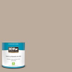 a yellow paint can with the label behro premium paints and furniture in one