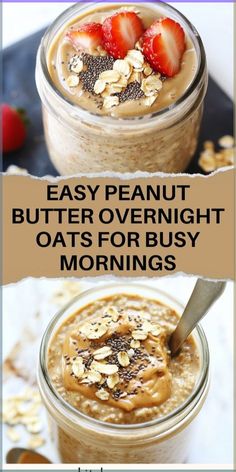 Overnight Oats Peanut Butter Powder, Overnight Oats Recipe Simple, Easy Peanut Butter Overnight Oats, Overnight Oats For Beginners, Pbfit Overnight Oats, Kodiak Protein Oats Recipes, Overnight Peanut Butter Oats, Morning Oats Recipes, Simple Oats Recipe