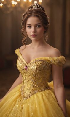 Disney princess Hairstyle Valentina Tamara 191 - Feel the magic with a Disney princess hairstyle that brings dreams to life. Disney Princess Cosplay, Princess Makeup, Princess Cosplay, Prom Dress Styles, Timeless Dress