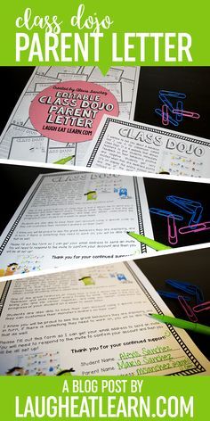 the back and front pages of a parent's letter to her child, with text overlay