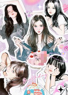 Red velvet Red Velvet Kpop, Girl Cakes, Kpop Fanart, Graphic Design Branding, Kpop Girl Groups, Red Velvet, Kpop Girls, Art Reference, Illustration Art