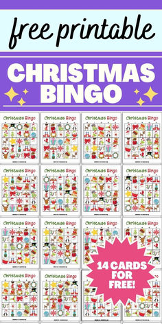 text "free printable Christmas bingo" with a preview of Christmas picture bingo cards Winter Bingo Printable Free For Kids, Christmas Bingo Printable Free, Bingo Printable Free, Printable Christmas Bingo Cards, Picture Bingo, Christmas Bingo Printable, Holiday Party Game, Free Printable Bingo Cards, Craft Activities For Toddlers