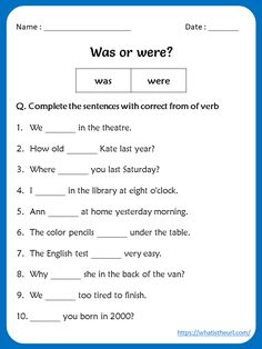 a worksheet with words that are in english