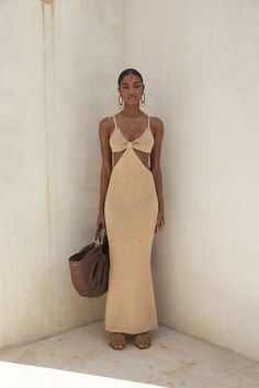 Cult Gaia Dress, Diy Vetement, Influential Women, Outfit Trends, Hoi An, Cult Gaia, Maxi Knit Dress