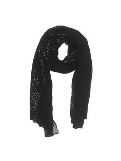 Unbranded Scarf Size: One Size Accessories - used. 80% Viscose, 20% Polyester | Scarf: Black Accessories Black Sparkly Scarf, Polyester Scarf, Black Scarf, Black Accessories, Scarf Accessory, Women Handbags, Women Accessories, Handbags, For Women