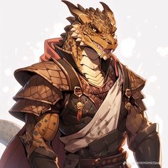 an image of a dragon in armor