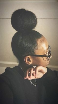 #naturalhaircare, type 4, #highbun, #4bhair, #blackgirl Type 4 Hairstyles For School, Type 4 Hair Growth Tips, Bun Type 4 Hair, Thick Type 4 Hair, Space Buns Type 4 Hair, High Bun Natural Hair, How To Grow Type 4 Hair Fast, 4 Type Hair, 4b Hair