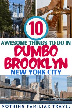 Dumbo Brooklyn Brooklyn Things To Do, New York Day Trip, Dumbo New York, Dumbo Nyc, Brooklyn Dumbo, Dumbo Brooklyn