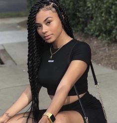 Black Twists, Big Twist Braids Hairstyles, Hair Styles Braids, Styles Braids, Long Hair Tips, Braids Hairstyles Pictures