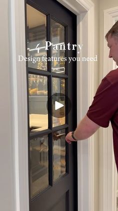 Facebook House Pantry Ideas, Pantry Entrance, Wall Shelving Ideas, Butler Kitchen, Pantry Designs, Diy Home Updates, Mid Century Modern Farmhouse, House Pantry, Tree Interior