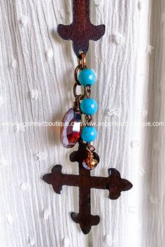 Energy Winds Cross Necklace - Angel Heart Boutique - Necklace - Angel Heart Boutique  - 1 Bronze Cross Bohemian Necklace, Bronze Bohemian Cross Necklace, Bohemian Bronze Cross Necklace, Brown Bohemian Cross Necklace, Bohemian Brown Cross Necklace, Double Cross Necklace, Beautiful Kimonos, Clothing Size Chart, Turquoise Beads