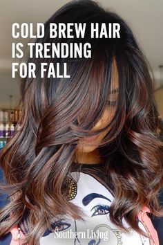 Cold Brew Hair, Dark Fall Hair, Fast Diet, Egg Fast, Fall Hair Trends, Brunette Color, Winter Hair Color